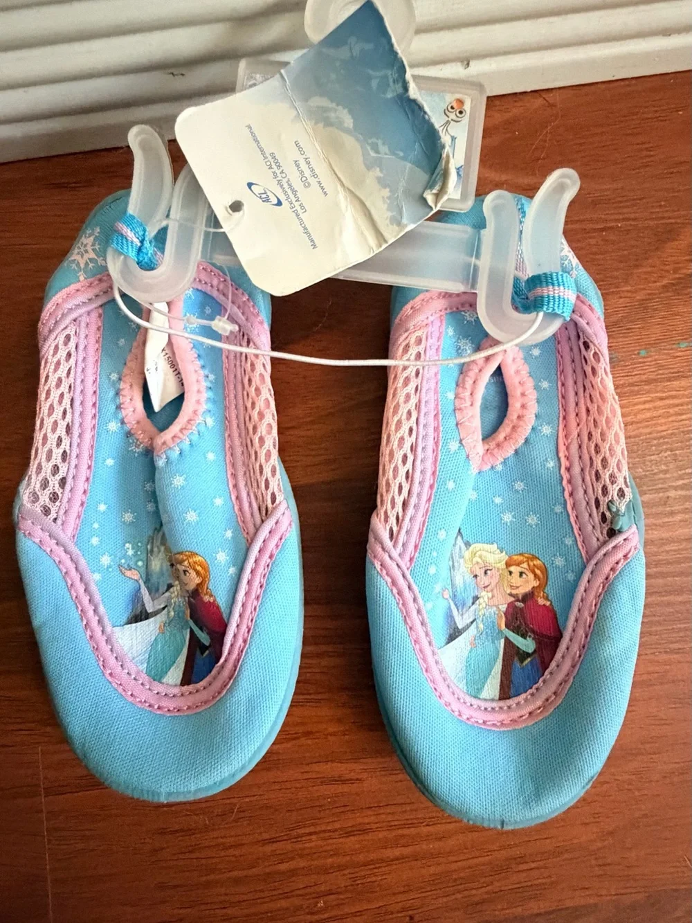 Disney Frozen Girls Blue and Pink Water Shoes